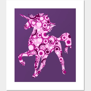 Pink Unicorn Posters and Art